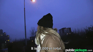 Mofos - European Platinum-blonde Gargles Stranger Sausage (Sarah Lollypop)