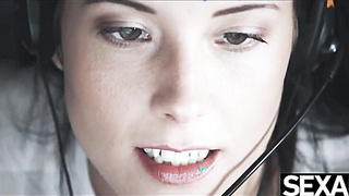 2 handsome brunettes gobble each other's super hot gash avidly (Lexi Layo)