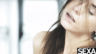 2 handsome brunettes gobble each other's super hot gash avidly (Lexi Layo)