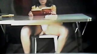 Antique sex industry star lets her unshaved gash drink ginormous beefstick