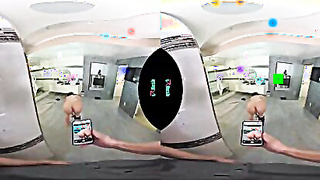 Spunking inwards your jaw-dropping stepsis in virtual reality (Abella Danger, Ryan Driller)