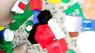 Killer nylon soles ambling on legos