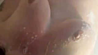 Filthy Doll taking douche