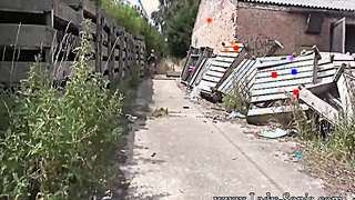 Up The Micro-skirt Glance Outdoors - Nymph Sonia