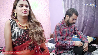 Wondrous Indian Chick Has Tough Romp With Spouse