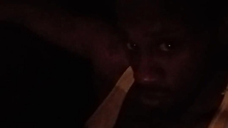 Hard-core fellatio from diabled neighbor