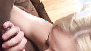 Stellar Towheaded Adrianna Nicole Choose Bumfuck With Enormous Black Schlong