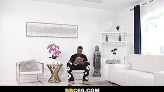 Lexi Lore Offers Both Her Draped BIG BLACK COCK Customers