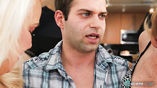 Jynn's Very first: A Threeway With Her Finest Mate! - Alby Daor