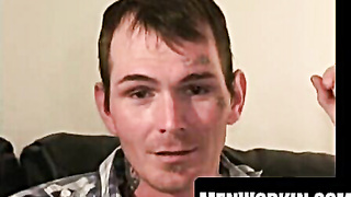 Junior dude masturbates his prick and frees his jizm