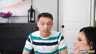 BANGBROS - Cecelia Taylor Attempts Pecker For The First-ever Time And She Can't Get Enough Of It