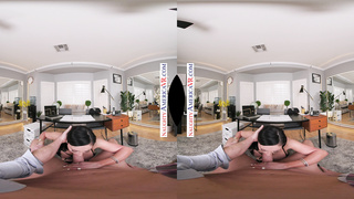 Manager's Daughter-in-law, Audrey Bitoni, Requests The Fresh Dude To Get To Work On Her Monstrous Udders And Raw Puss