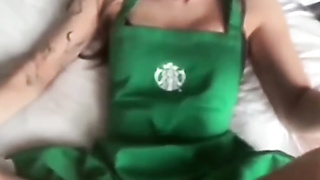 Young Barista Stiffy Slammed Rectal Internal ejaculation