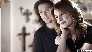UNSPOILED TABOO Crooked Minded Guy Brings Home Girfriend To His Grieving Step Father - Tommy Pistol And Lacy Lennon
