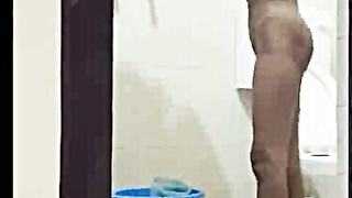 Indian Wifey Putting Rubber and Drilling