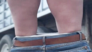 Mega-slut Gets Smashed By A Farmer