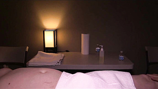 Tonguing her Poon Out During Stroke