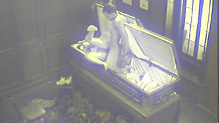 SCANDALOUSGFS - Crooked coffin fetish duo poke