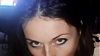 Breezy dicksucker guzzles spunk