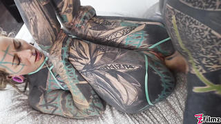 Tat Chick Anuskatzz Get Boinked Testicles Deep In Her Culo