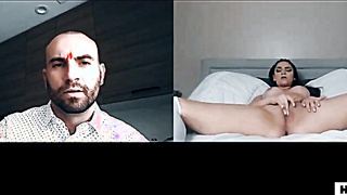 UNSPOILED TABOO Step Father Blackmails Her Daughter-in-law After Web cam Onanism - Athena Faris