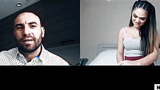 UNSPOILED TABOO Step Father Blackmails Her Daughter-in-law After Web cam Onanism - Athena Faris