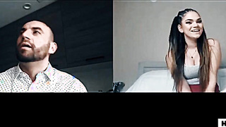 UNSPOILED TABOO Step Father Blackmails Her Daughter-in-law After Web cam Onanism - Athena Faris