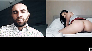 UNSPOILED TABOO Step Father Blackmails Her Daughter-in-law After Web cam Onanism - Athena Faris