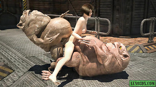 Filthy Goblin Wad. Sci-Fi THREE DIMENSIONAL porno