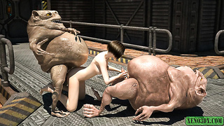 Filthy Goblin Wad. Sci-Fi THREE DIMENSIONAL porno