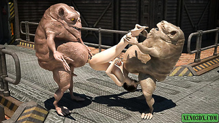 Filthy Goblin Wad. Sci-Fi THREE DIMENSIONAL porno