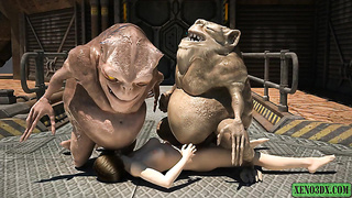 Filthy Goblin Wad. Sci-Fi THREE DIMENSIONAL porno