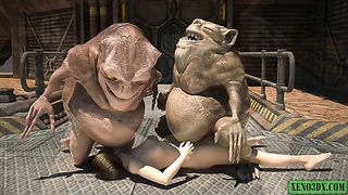 Filthy Goblin Wad. Sci-Fi THREE DIMENSIONAL porno