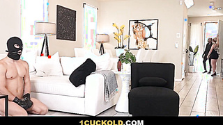 Rylee Blake Taunts Her Cuck With 2 Humungous Black Hard-ons