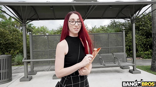 BANGBROS - Wonderful Tutor Leo Honey Wants Fast Cash So She Gets In The Bus And Gets Her Coochie Screwed By Jax Slayher