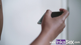 My Latina Sister in law While We Are Alone At Home