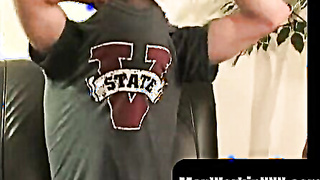 MenWorkinXXX.com - Slim amateur blows a load in his mitt after powerful solo onanism