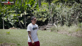 Annie Marin Luvs Outdoor Camping 3some With Dani And Phillip