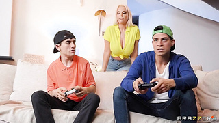 Homies Aunt-in-law Towheaded Fesser Found W Greased Up Hooters Out