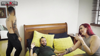 Whorish Housewife Christy Evans Pummels Hubby And Ex-Convict Cousin