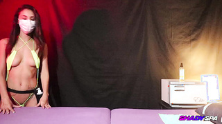 Wire Bathing suit And Lube Rubdown From Ari - Ari Parker