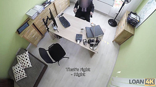 LOAN4K. Lady does it with moneylender receiving both delight and cash (Katy Rose)