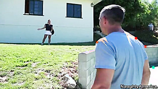 Mischa Brooks Tearing up In The Bed With Her Puny Mounds - Mick Blue