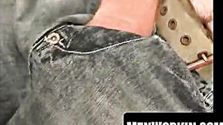 Raunchy mature man gets naked and masturbates ferociously