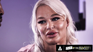 OUT OF THE FAMILY - Stunning COUGAR And Her Daughter Have A Three way During Nuru Rubdown