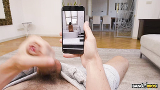 BANGBROS - Nuria Millan Rails A Manmeat In Switch sides, Getting Her Taut Bunghole Opened up In POINT OF VIEW