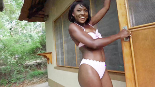 African Taut Shitpipe Splits Broad Open For Giant European Fuck-stick