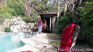 Butthole licked stunner toes spunked