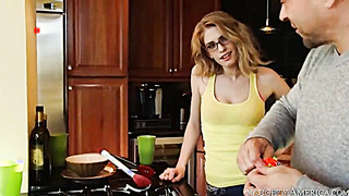 Allie James Fuckin' In The Kitchen With Her Defined Bod