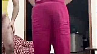 Indian Tamil Wifey Plumbing In Rear end Fashion